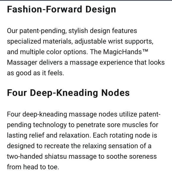 NIB TruMedic Magic Hands neck & back massager - Picture 11 of 13